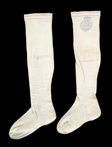 Stockings, American, third quarter 19th century. Creator: Unknown.