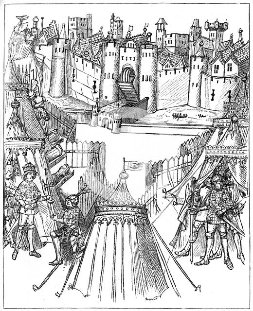 Siege of Rouen, 1418-1419, (1893). Artist: Unknown