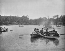 'Lake in Wade Park, Cleveland, Ohio', c1897. Creator: Unknown.