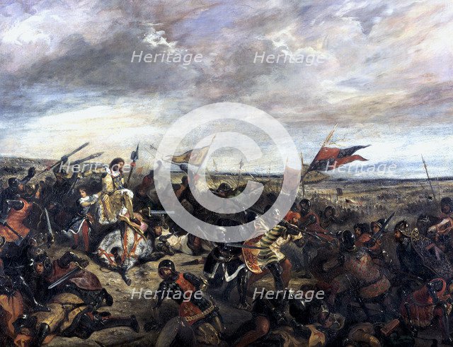 'Battle of Poitiers' (1356), 1830. Artist: Eugène Delacroix