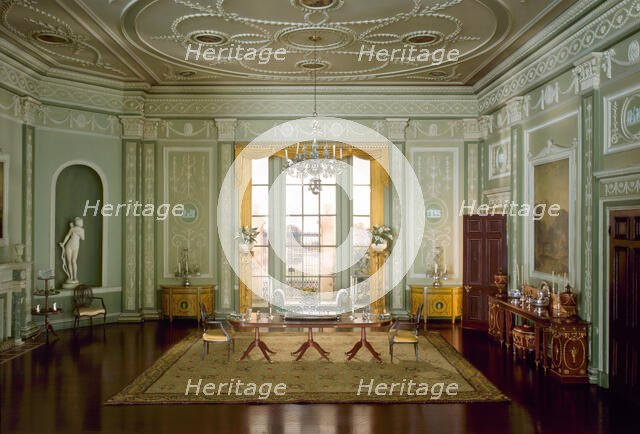 E-10: English Dining Room of the Georgian Period, 1770-90, United States, c. 1937. Creator: Narcissa Niblack Thorne.