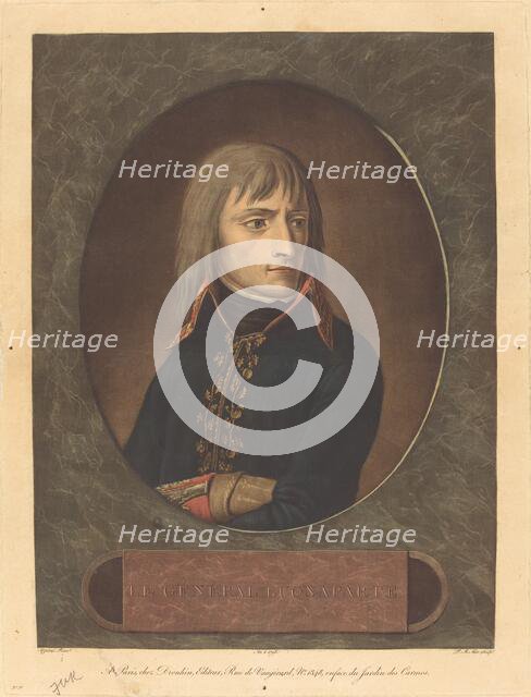 Napoleon as General of the Italian Army, 1798. Creator: Pierre Michel Alix.
