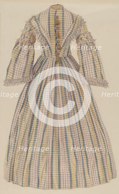 Dress, c. 1940. Creator: Frank M Keane.