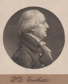 Thomas Tudor Tucker, 1805. Creator: Charles Balthazar Julien Févret de Saint-Mémin.