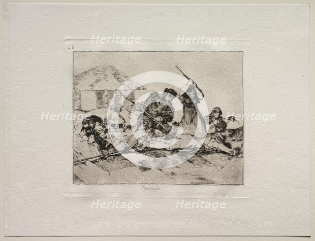 The Horrors of War: Rabble. Creator: Francisco de Goya (Spanish, 1746-1828).