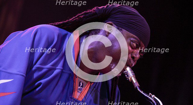 Courtney Pine Artist: Alan John Ainsworth.