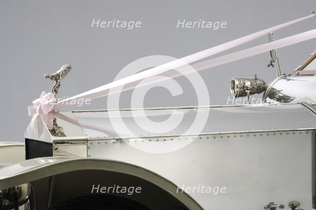 1909 Rolls Royce Silver Ghost Wedding Car detail Artist: Unknown.