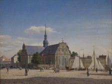 Party at Holmens Kirke, 1836-1890. Creator: Heinrich Hansen.