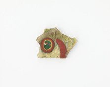Fragment of an inlay with fish design, Ptolemaic Dynasty to Roman Period, 305 BCE-14 CE. Creator: Unknown.