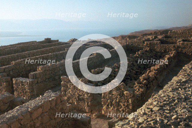 Storerooms in Masada, 1st century BC. Artist: Unknown