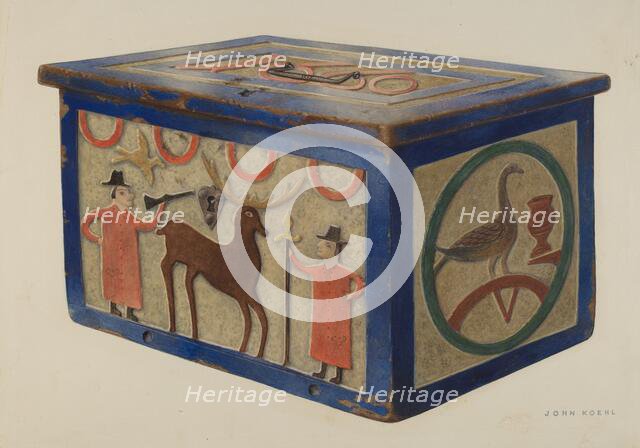 Bridal Chest, 1935/1942. Creator:  John Koehl.