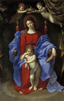 The Virgin and Child enthroned, 1625. Creator: Reni, Guido (1575-1642).