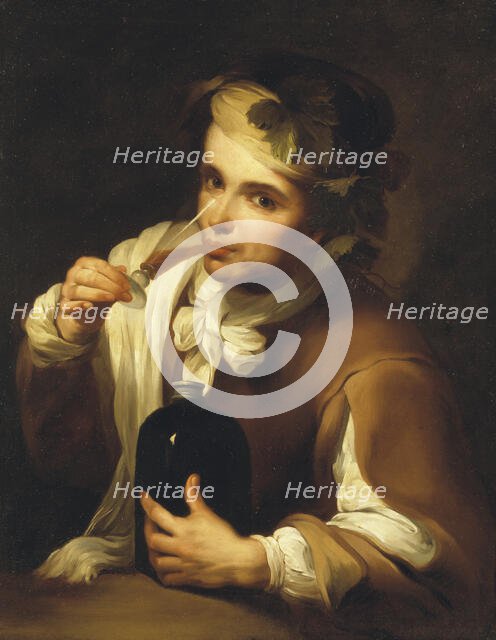 Young Man drinking Wine, c17th century. Creator: Unknown.