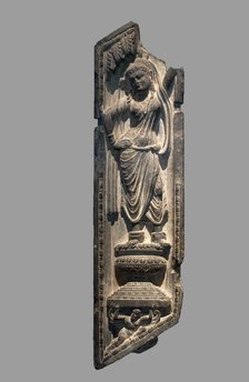A Yakshi Grasping a Tree, Kushan period, 2nd/3rd century. Creator: Unknown.