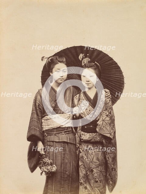 Geisha Girls, ca. 1880. Creator: Unknown.