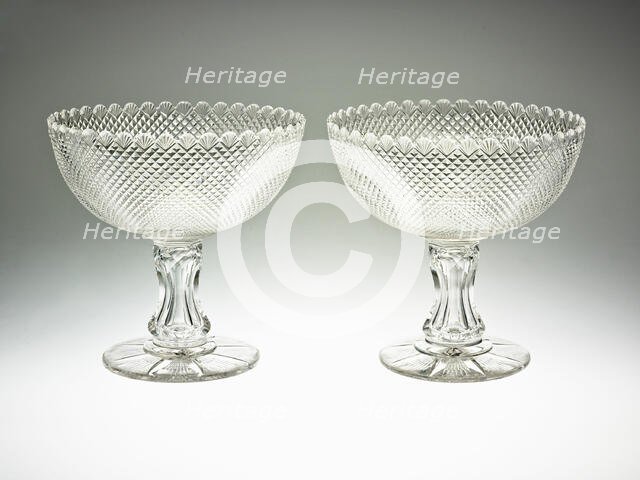 Pair of Compotes, 1851/57. Creator: Unknown.