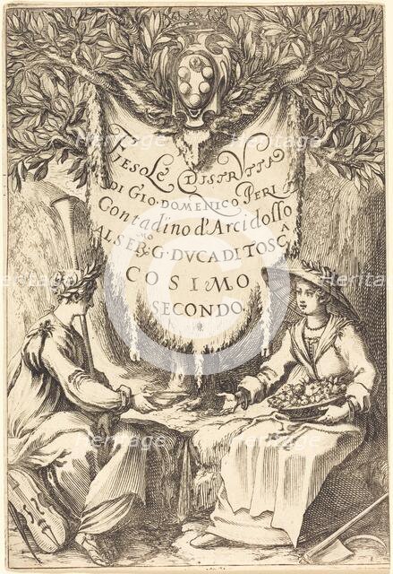 La belle jardiniere, 1619. Creator: Jacques Callot.