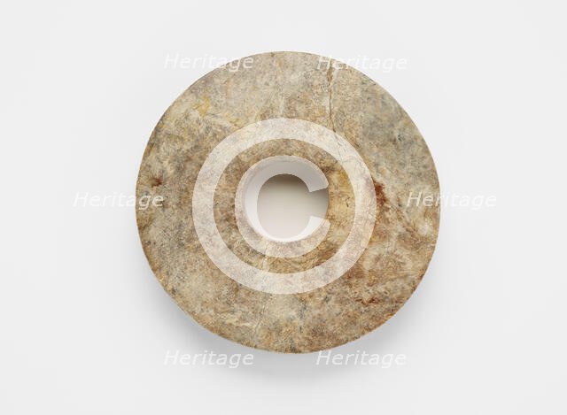 Disk (bi ?), Late Neolithic period, ca. 3300-2250 BCE. Creator: Unknown.