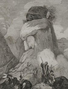 First Carlist War (1833-1840): Action in the Améscoas valley (19 to 24 April 1835), Navarre, 1845. Creators: Francisco Sainz, Camilo de Alabern.