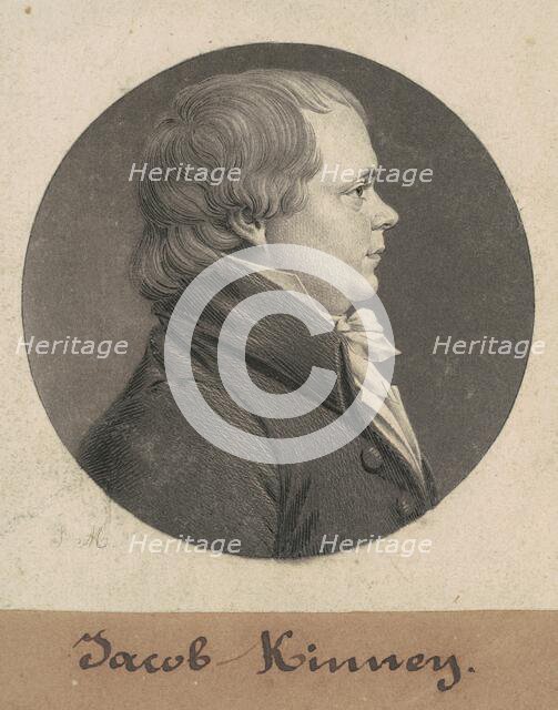 Jacob Kinney, 1808. Creator: Charles Balthazar Julien Févret de Saint-Mémin.