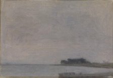 Landscape on the Island of Falster, 1891. Creator: Vilhelm Hammershøi.