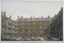 Furnival's Inn, City of London, 1818. Artist: Robert Blemmell Schnebbelie