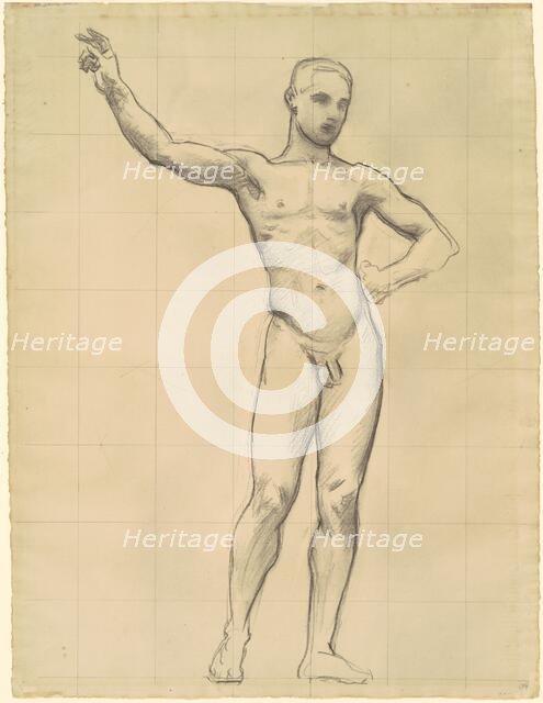 Study of Apollo for "Apollo and the Muses", c. 1921. Creator: John Singer Sargent.