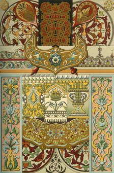 Russian enamel, majolica, wall painting, ceilings and japanned woodwork, (1898). Creator: Unknown.