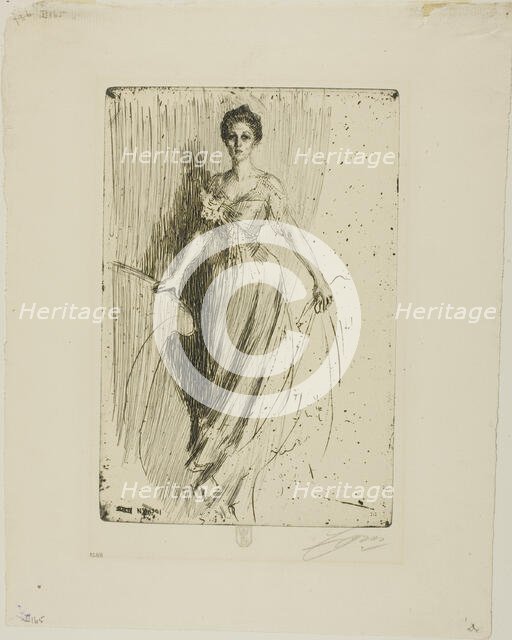 Miss Lurman, 1901. Creator: Anders Leonard Zorn.