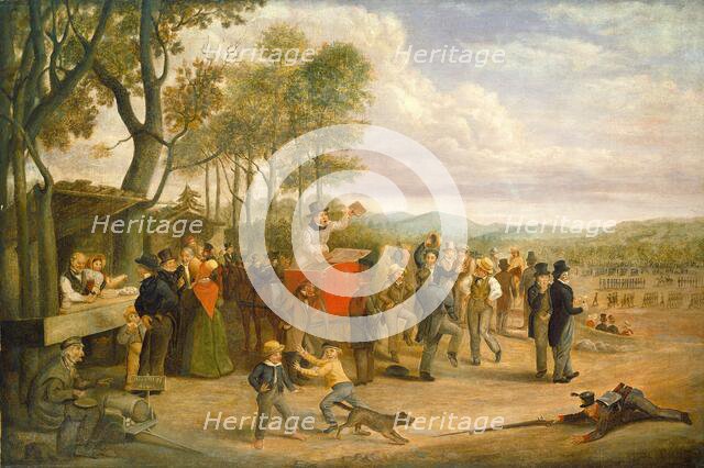 Muster Day, 1843 or after. Creator: Charles Henry Granger.