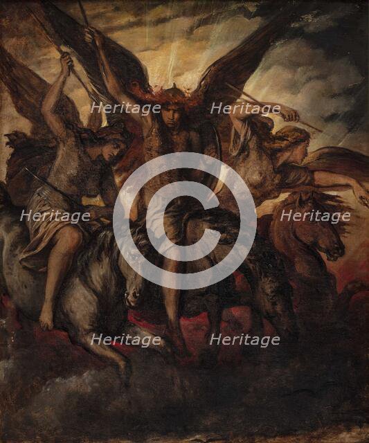 Valkyries, 1871. Creator: Jerichau-Baumann, Elisabeth (1819-1881).