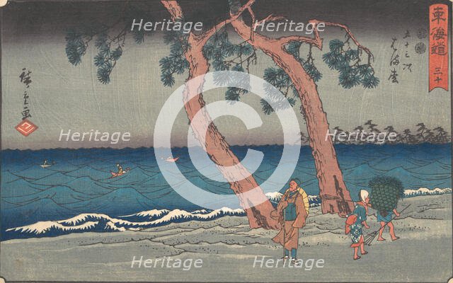 Hamamatsu, ca. 1840., ca. 1840. Creator: Ando Hiroshige.