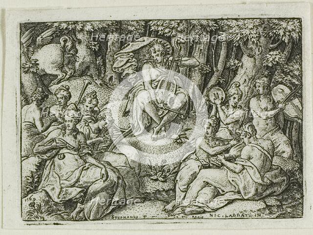 Apollo and the Muses, n.d. Creator: Etienne Delaune.