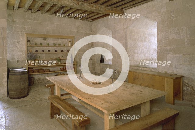 The Kitchen, Portland Castle, Weymouth, Dorset, 1998. Artist: J Bailey