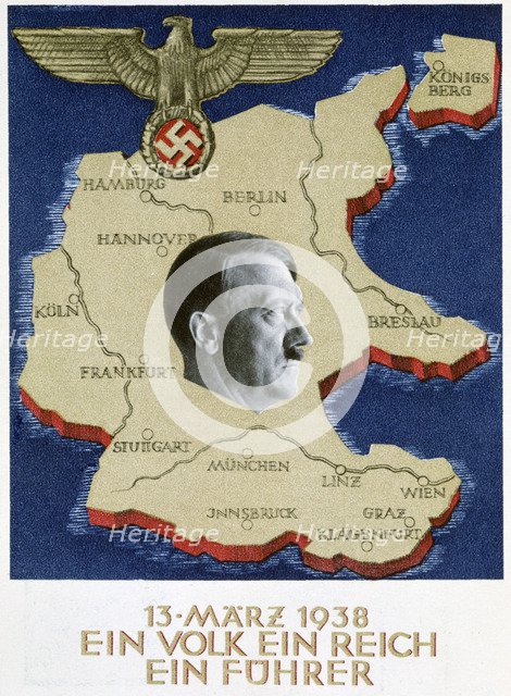 'One People, One Empire, One Leader', 13 March 1938. Artist: Unknown