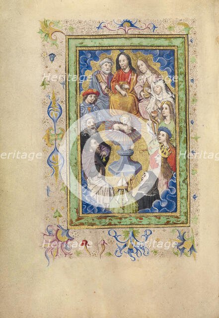 The Lamb of God with Saints; Book of Hours, after 1460. Creator: Unknown.