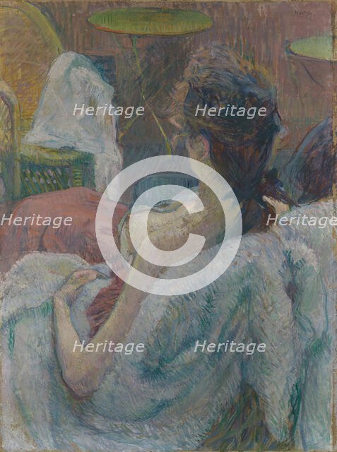 The Model Resting, 1889. Creator: Henri de Toulouse-Lautrec.