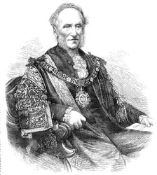The Right Hon. Warren Stormes Hale, the new Lord Mayor of London, 1864. Creator: Unknown.