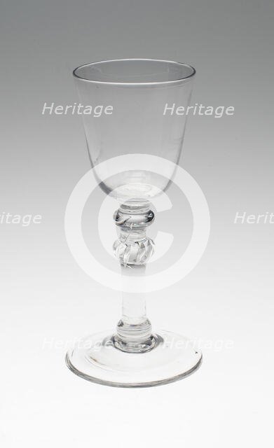 Wine Glass, England, c. 1795. Creator: Unknown.