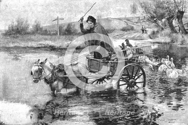 ''Pictures of the Year - IX. "In A Fix", after Alfred W Strutt, 1891. Creator: Unknown.