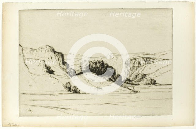 The Valley (known also as Glencrutten), 1914. Creator: David Young Cameron.