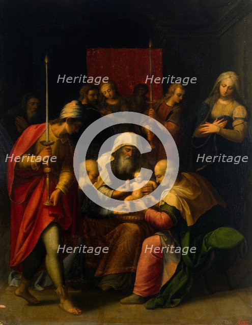 The Circumcision, ca 1590. Artist: Carvajal, Luis de (1556-1607)