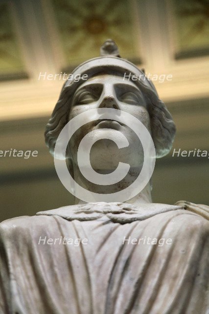 Statue of Athena, Goddess of Wisdom and Just War, and patroness of crafts, 2nd century. Artist: Unknown