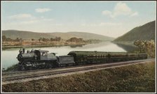 Black Diamond Express, Lehigh Valley Railroad, Pennsylvania, c1898. Creator: William H. Jackson.