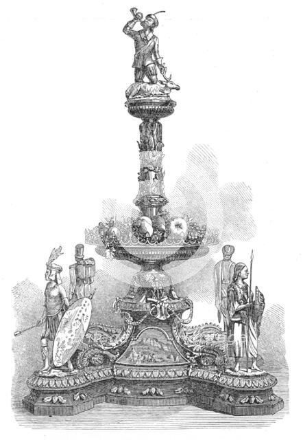 Mess-table ornament for officers of the 45th Regiment, 1871. Creator: Unknown.