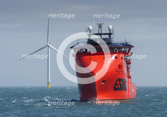 Westermost Rough Wind Farm, 2015. Creator: Alun Bull.