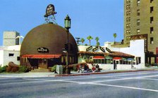 Original Brown Derby Restaurant, Los Angeles, California, USA, 1953. Artist: Unknown