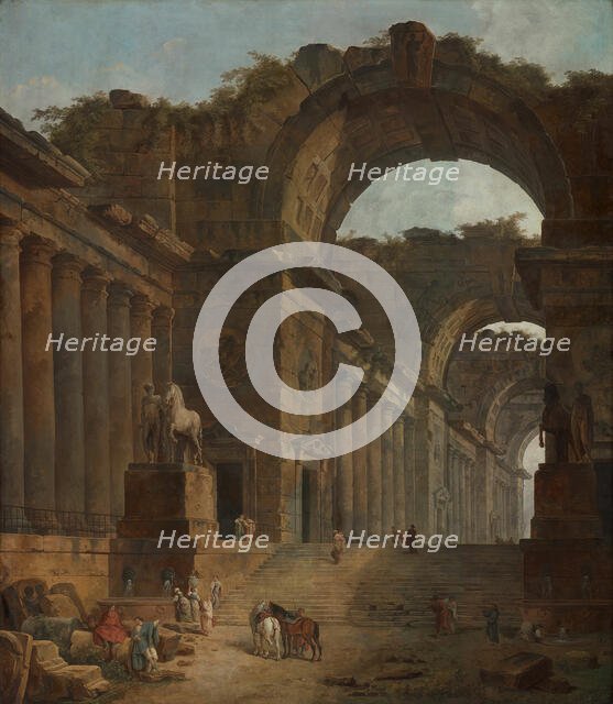 The Fountains, 1787/88. Creator: Hubert Robert.