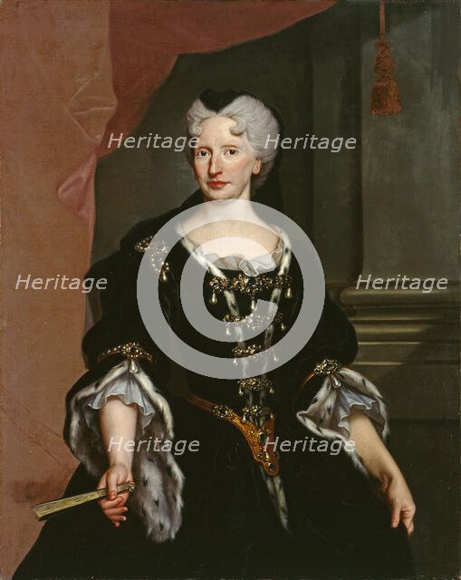 Countess Palatine Dorothea Sophie of Neuburg (1670-1748), Duchess of Parma, c1727. Creator: Piane (Il Mulinaretto), Giovanni Maria delle (1660-1745).