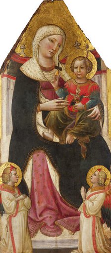 Enthroned Madonna and Child with Angels, c1410-1422. Creator: Giovanni dal Ponte.